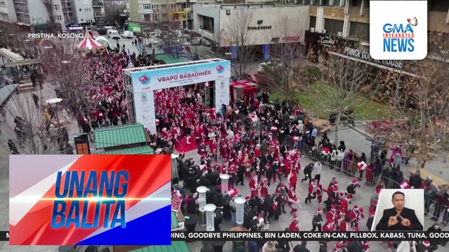 Santa Claus-related events, idinaos sa ilang bansa sa Europe para sa iba't ibang charity para sa mga bata | Unang Balita