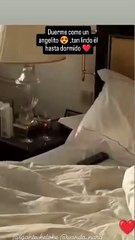 El video íntimo que Wanda Nara subió de L-Gante y que borró al instante: "Duerme como..."