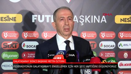 Galatasaray'da Metin Öztürk'ten çarpıcı açıklamalar!