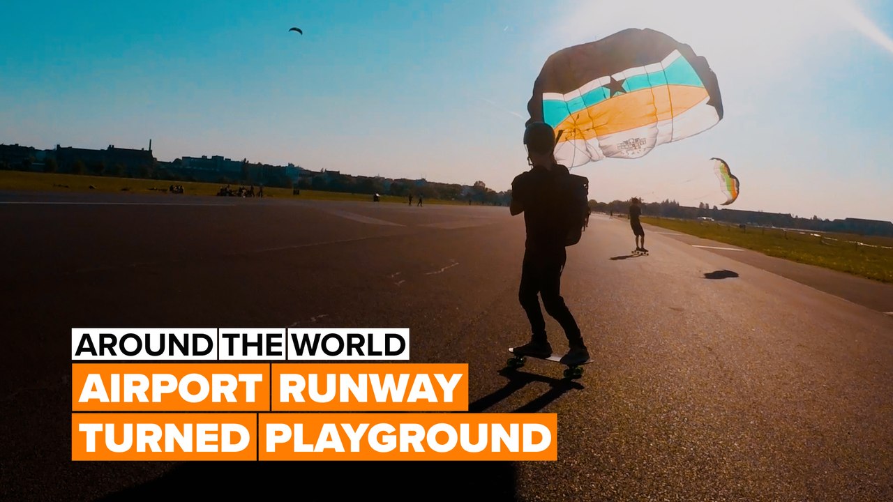 When an airport runway becomes your playground