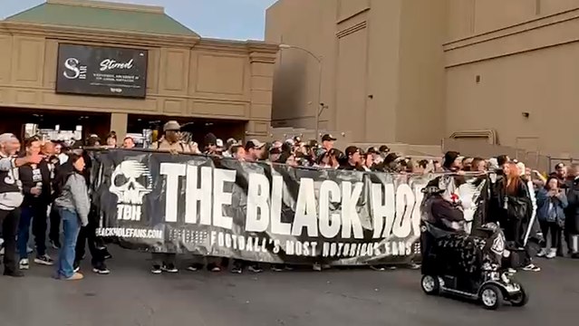 NFL: Gran ambiente de la afición de Raiders previo al juego ante Falcons