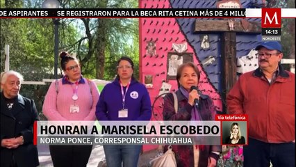 A 14 años de su feminicidio, en Chihuahua honran a Marisela Escobedo, madre buscadora