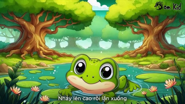 Nhạc Thiếu Nhi Con Ếch - Chú Ếch Con Trong Ao Nhỏ | Hoạt Hình Vui Nhộn, Ộp Ộp Ộp Chú Ếch Nhảy...