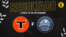 Resumen Toros del Este vs Tigres del Licey 16 de Diciembre del 2024