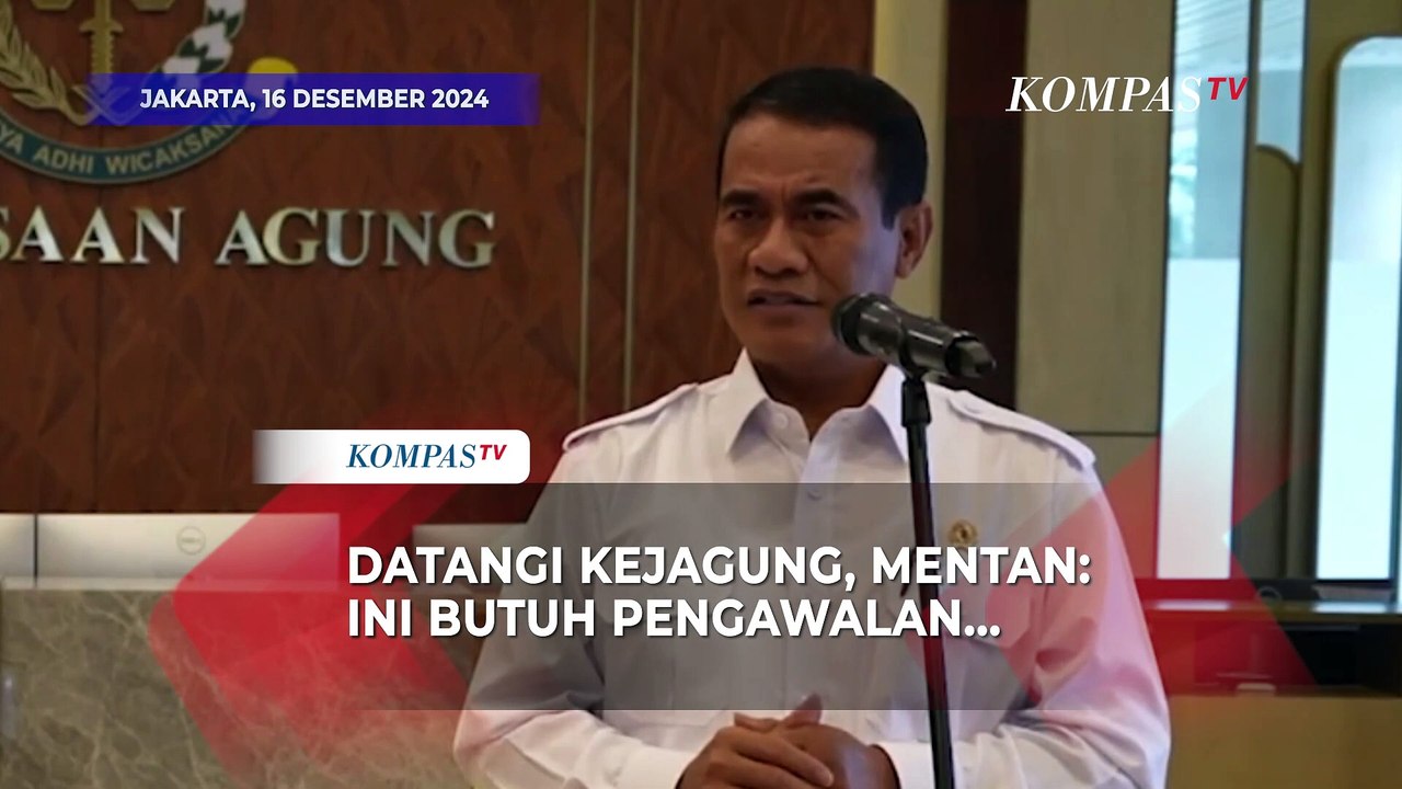Temui Jaksa Agung, Mentan Amran Lapor Pungli Alat Berat Swasembada Pangan: Ini Butuh Pengawalan