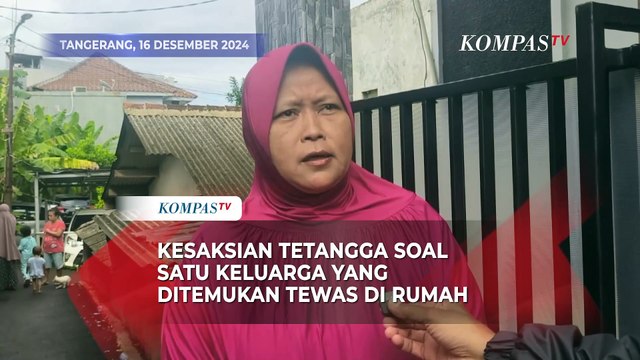 Kesaksian Tetangga soal Satu Keluarga Tewas Bunuh Diri di Ciputat