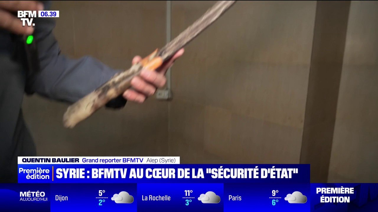 Fouets, documents de surveillance, cellules... En Syrie, nos reporters se sont rendus dans un bâtiment de la "sécurité d'État"