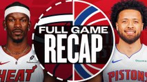 Game Recap: Pistons 125, Heat 124