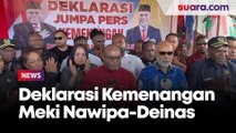 Deklarasi Kemenangan Meki Nawipa-Deinas Geley di Pilkada Papua Tengah