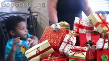 Goo goo Gaga bad baby grandma Santa Claus attack kid!