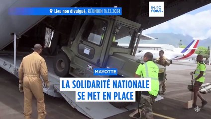 À Mayotte, la solidarité nationale se met en place après le passage meurtrier du cyclone Chido
