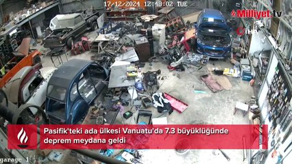 Vanuatu'da 7.3 büyüklüğünde deprem!