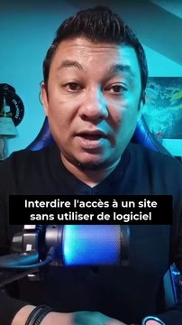 Interdire l'accès à un site sans utiliser de logiciel