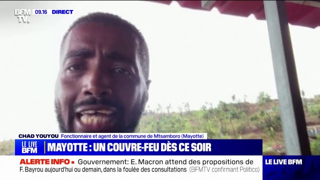 Mayotte: Nous sommes livrés à nous-mêmes depuis 4 jours , déplore Chad Youyou, agent de la commune de Mtsamboro
