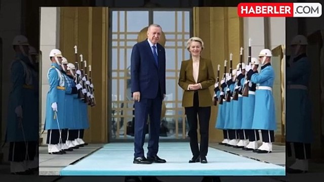 Cumhurbaşkanı Erdoğan, AB Komisyonu Başkanı Ursula von der Leyen ile Beştepe'de bir araya geldi