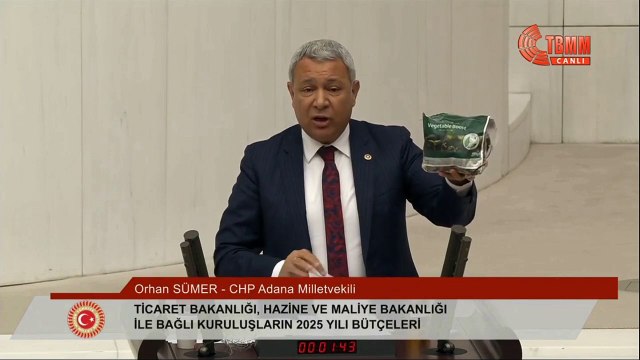 CHP'li Orhan Sümer'den Ticaret Bakanına asma kilit hediyesi