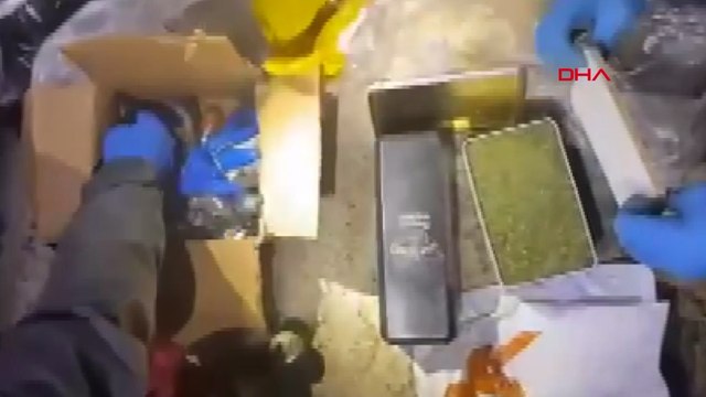 Aydın'da, toprağa gömülü 2,5 kilo uyuşturucu ele geçirildi