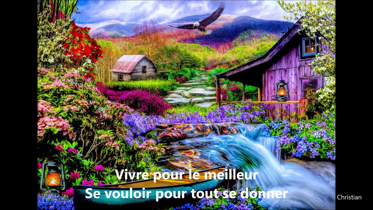 Vivre pour le meillleur avec paroles par  Christian