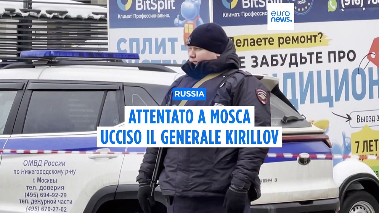 Russia: attentato a Mosca, il generale Igor Kirillov ucciso da ordigno nascosto in un monopattino
