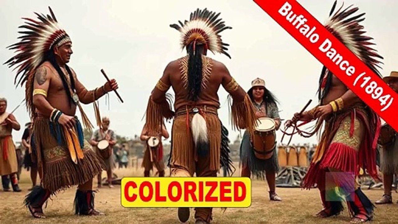 Buffalo Dance (1894) | The Sacred Buffalo Dance | Old Movie