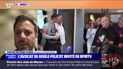 “Il n’y a aucune peine qui lui restituera sa vie détruite“, réagit l’avocat de Gisèle Pelicot, Antoine Camus, au lendemain du verdict du procès des viols de Mazan