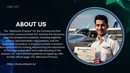 commercial pilot licence admission