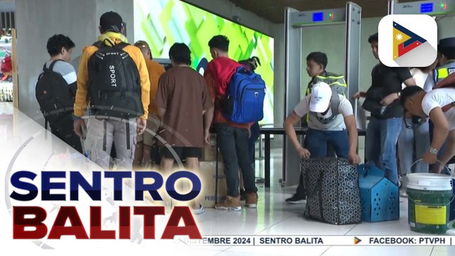 Ilang biyahero, dumagsa sa PITX para maagang makauwi sa kanilang probinsya sa Pasko at Bagong Taon