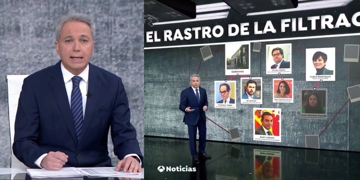 Vicente Vallés noquea al Gobierno Sánchez al desenmascarar a todos los implicados en la filtración del correo del novio de Ayuso