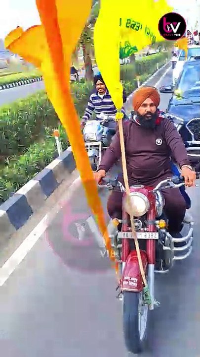 ਇੱਕ Sardar Singh Bullet Motercycle ਲੈ ਕੇ ਪਹੁੰਚਿਆਂ Khanouri Border