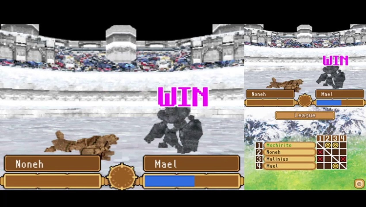 Monster Rancher DS - Autumn Carnival cup #1 RJ ANDA #retrogamer #monsterrancher2 #monsterrancher