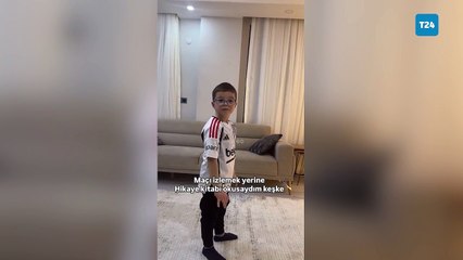 Minik Beşiktaşlı fenomen Ömer Doruk Yılmaz'dan mağlubiyet yorumu: Hikaye kitabı okusaydım keşke