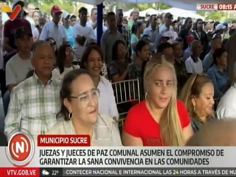 Sucre | CNE proclamó a Jueces y Juezas de Paz Comunal en el mcpio. Sucre