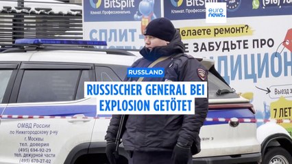 Explosion: Russischer Generalleutnant Kirillow in Moskau getötet