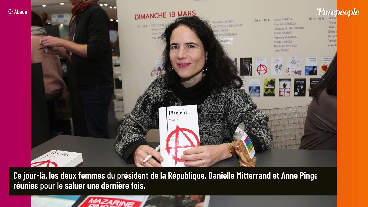 Mazarine Pingeot raconte le moment délicat où les deux femmes de son père, François Mitterrand, se sont retrouvées…