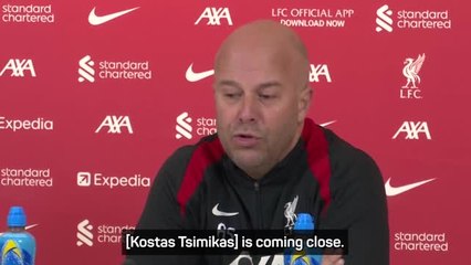 Slot provides fitness update on Liverpool defensive trio