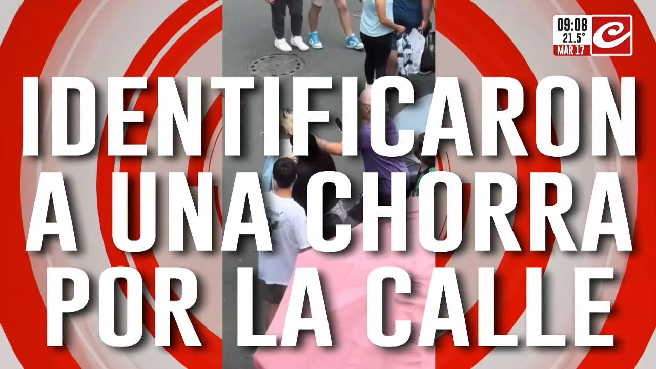 Comerciantes identificaron a una "punga" y la molieron a golpes
