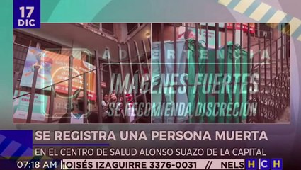 ¡Cuando llegaba a laborar! La muerte sorprende a empleado de centro de salud capitalino