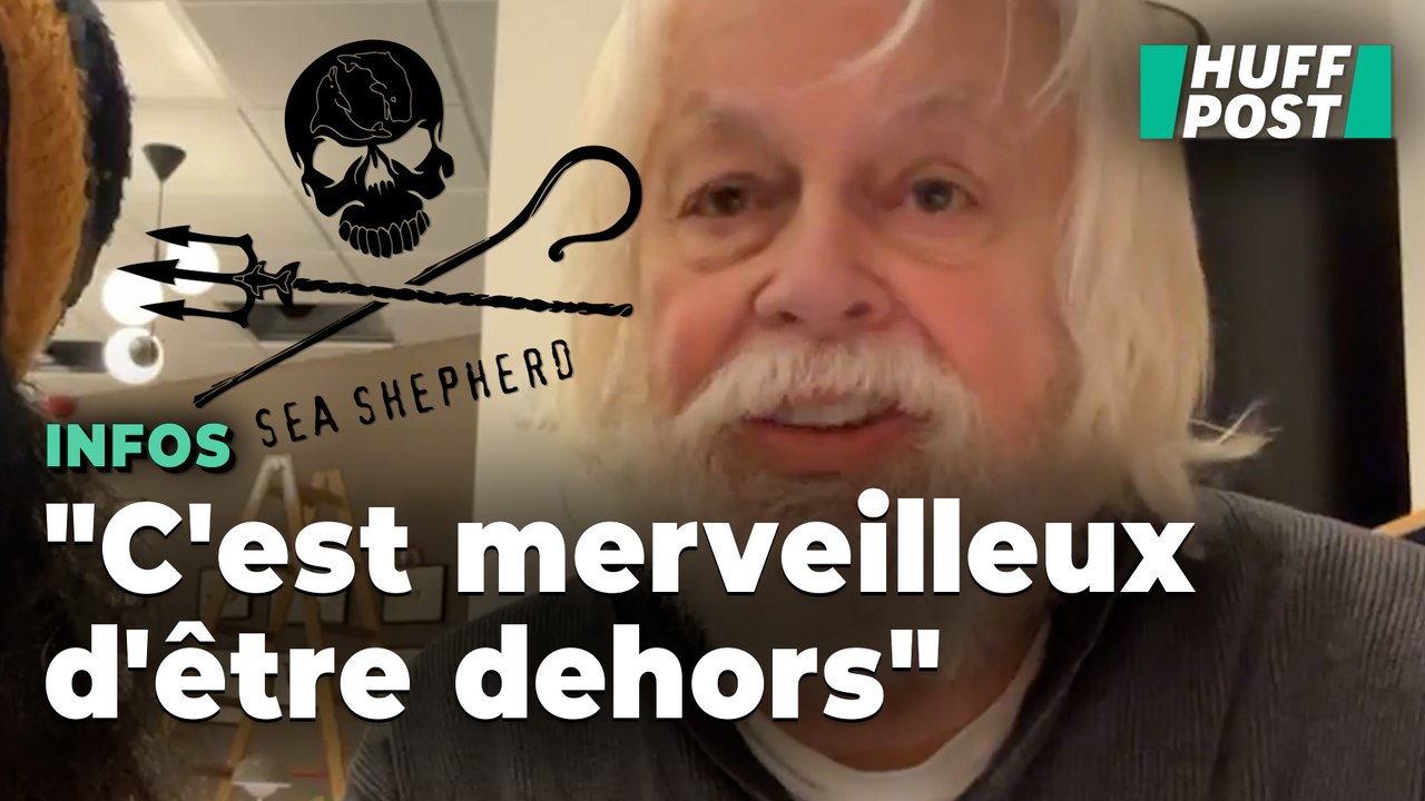 Les premiers mots de Paul Watson, tout juste libéré de prison