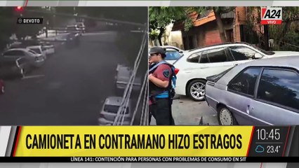 🚨 VILLA DEVOTO: UN JOVEN EN ESTADO DE EBRIEDAD PROTAGONIZÓ UN CHOQUE EN CADENA