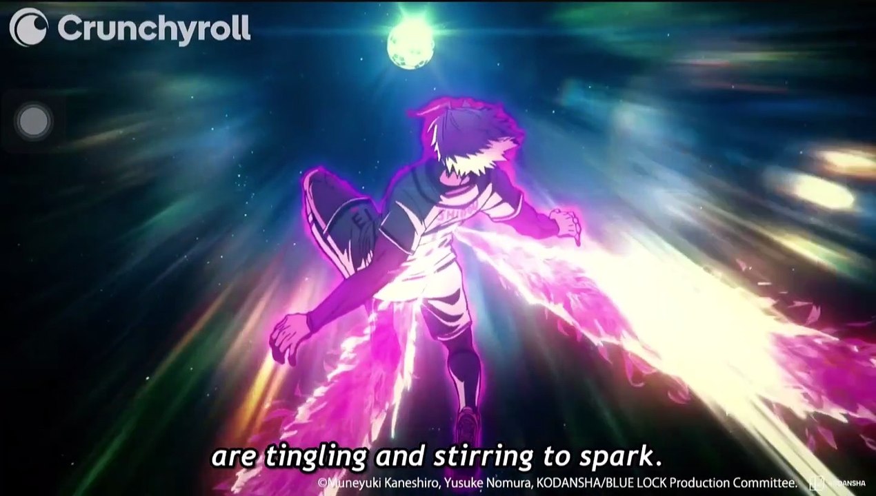 Shidou enters the flow state in a very colorful way in episode 35.