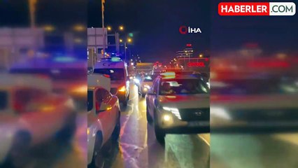 Avcılar E-5'te Makas Atan Sürücü Kazaya Neden Oldu