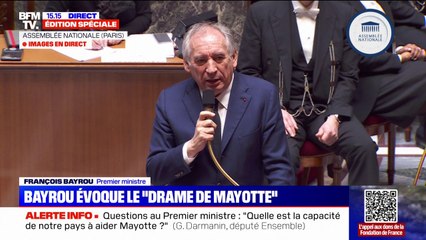 Mayotte: "Le gouvernement va lancer un appel à projet" pour reconstruire l'île, annonce François Bayrou