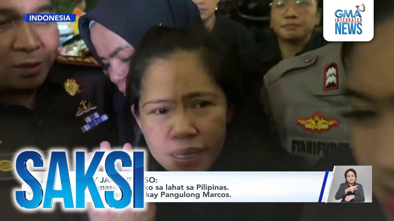 Mary Jane Veloso, dumating na sa airport sa Indonesia; anumang oras ay lilipad na pabalik ng Pilipinas | Saksi