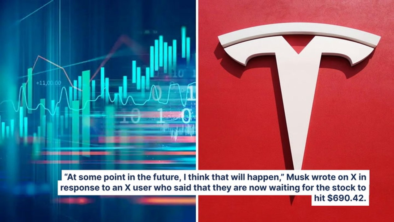 Elon Musk Hopes TSLA Stock Will Reach $690 As Analysts Raise Price Target Despite Technical Indicators Flashing Warning Signals