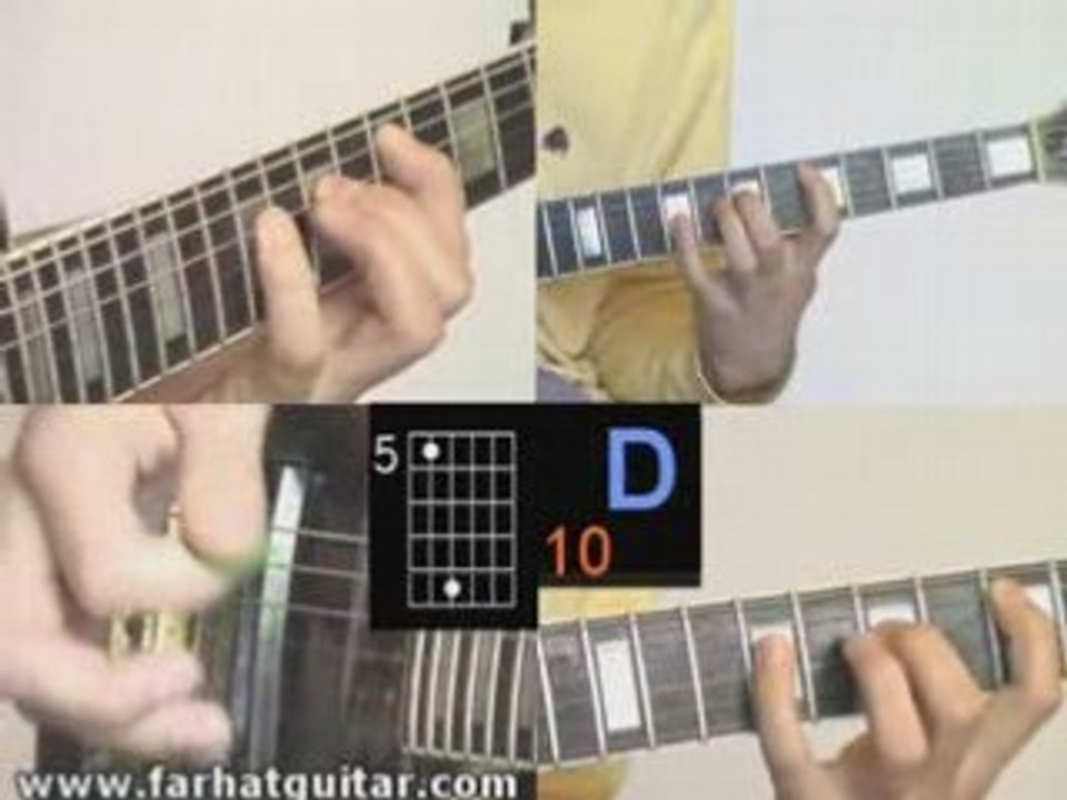 12 bar Blues lesson example 1 www.farhatguitar.com
