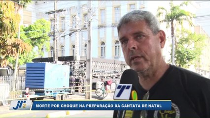 Morte por choque na preparação da cantata de Natal