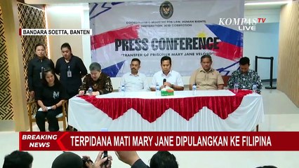 Breaking News! Terpidana Mati Mary Jane Dipulangkan ke Filipina, Akui Sedih Tinggalkan Indonesia
