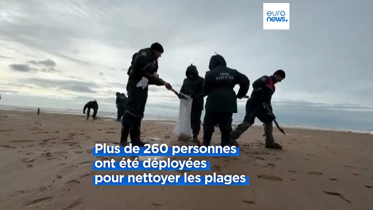 Marée noire sur la riviera russe après le naufrage de deux pétroliers