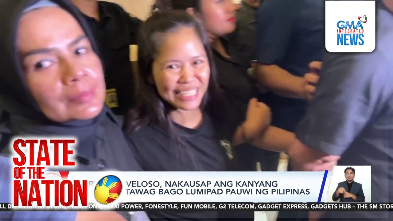 Mary Jane Veloso, hawak na ng Philippine Authorities na kaniyang sundo mula Indonesia | SONA