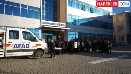 Edirne'de Ortaokul Öğrencilerine Afet Bilinci Eğitimi